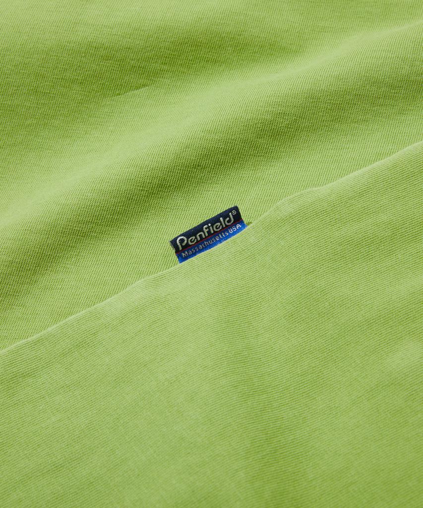 PENFIELD Washed Basic Pocket Long Sleeve T-Shirt Green_Fs1Kt40U