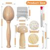 Egg/Mushroom Shaped Sock Darning Kit DIY Crafts Darning Mending Tool Kit  Sock Repair