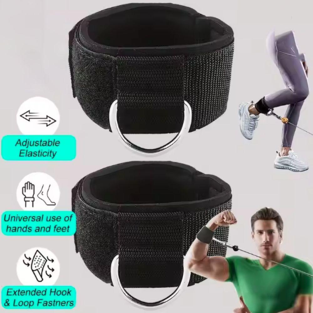 2pcs Adjustable Ankle Strap Brace Lightweight Wrist Straps Ankle Cuffs Straps  Gym