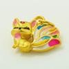 Three Lives Three Worlds Sand Gold Fire Fox Bracelet, Necklace, Keychain Pendant: Chinese-style DIY Accessories