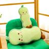Creative long pea plush toy bedside pillow girls bay window ornament ground marketing gift ring