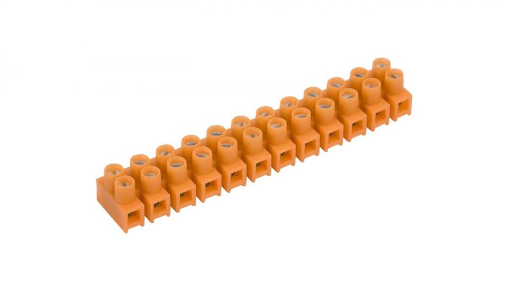 Listwa Zaciskowa Gwintowa 12-Torowa 2,5Mm2 Pomarańczowa Ltf 12-2,5 21210108