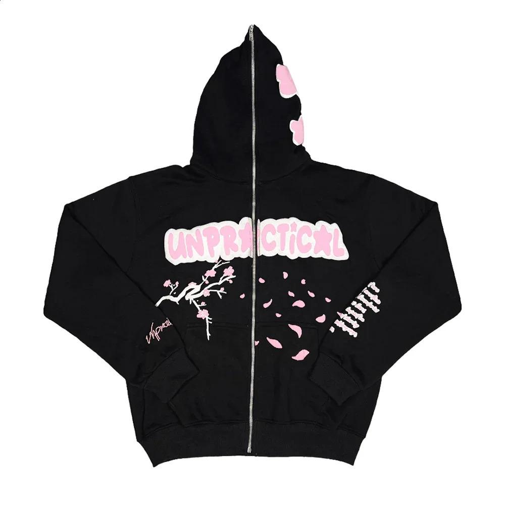 Y2K Hip Hop Street Casual Cardigan Sweater Set Grey Nofs X Trapstar Hooded Sweater Set S