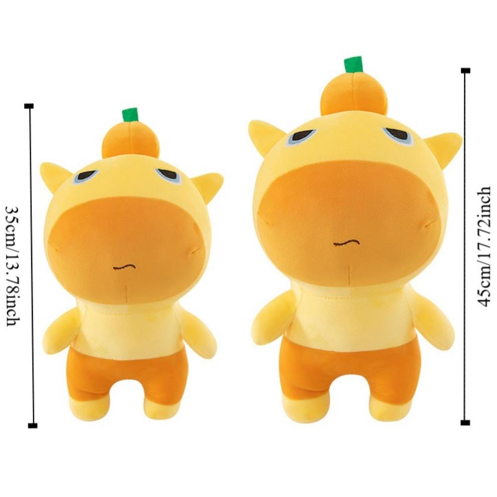 Persimmon Water Dolphin Doll Capybara Stuffed Dolphin Doll Fluffy Dolphin Doll Plush Toy Kids Toy