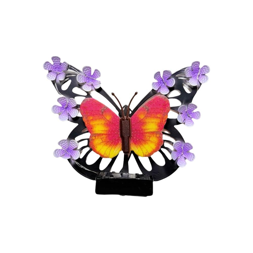 Waterproof Solar Butterfly Wall Light Solar Powered Landscape Atmosphere Light Garden