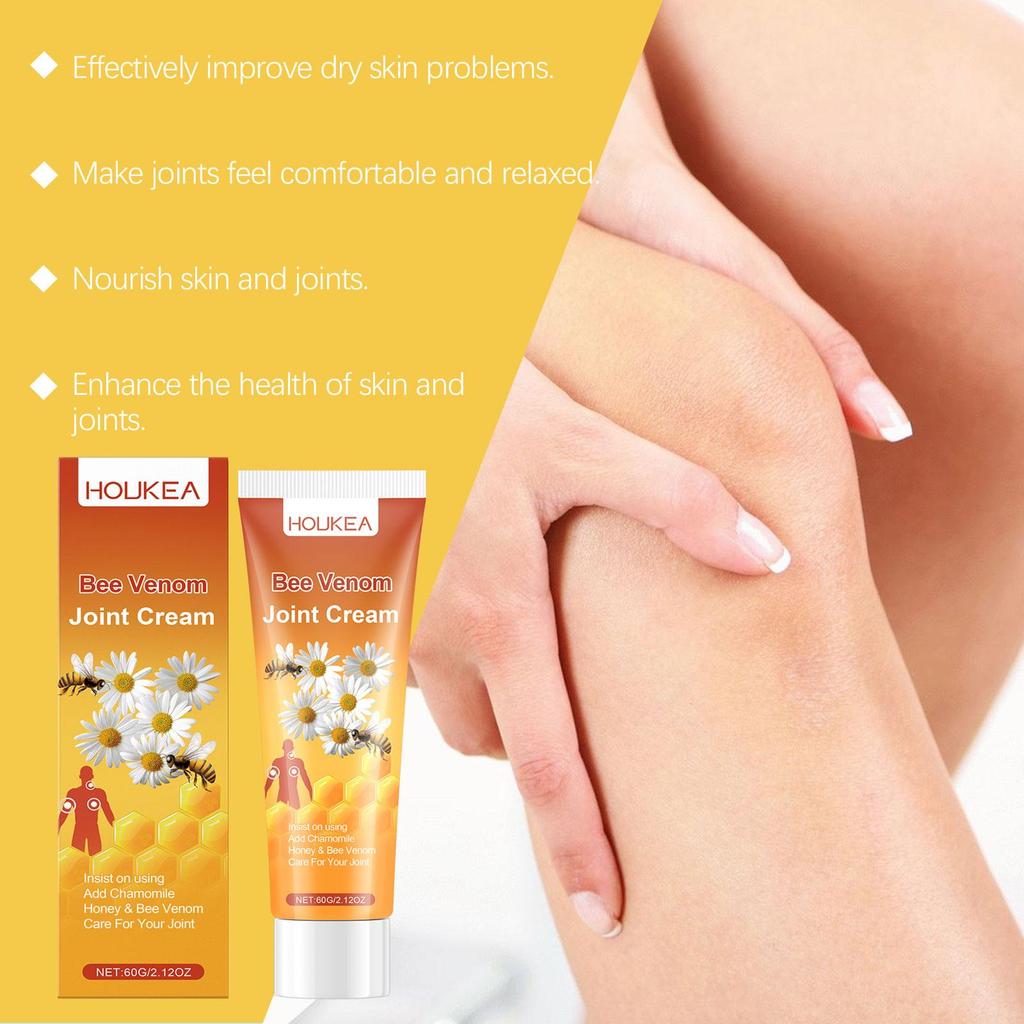 60g Propolis Soothing Joint Cream. Plant-based formula soothes muscles and joints, moisturizes the skin, and is fast-absorbing.