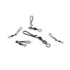 50Pcs/Set Rolling Swivel with Hanging Snap Fishing Tackle Fishhooks Connector