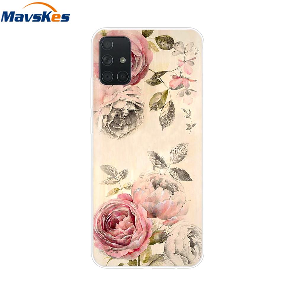 For Samsung Galaxy A51 Case Silicon Transparent Back Cover Phone Case for Samsung Galaxy A71 SM-A715F A515F A 51 71 Cover Fundas