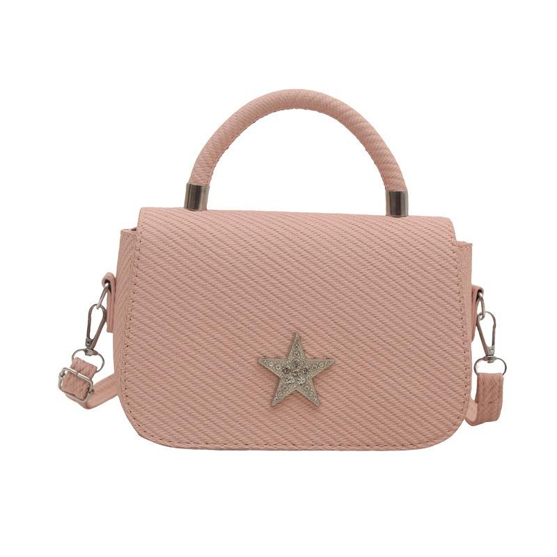 High sense five-pointed star trend women's bag summer new fashion solid color beautiful portable shoulder messenger bag women