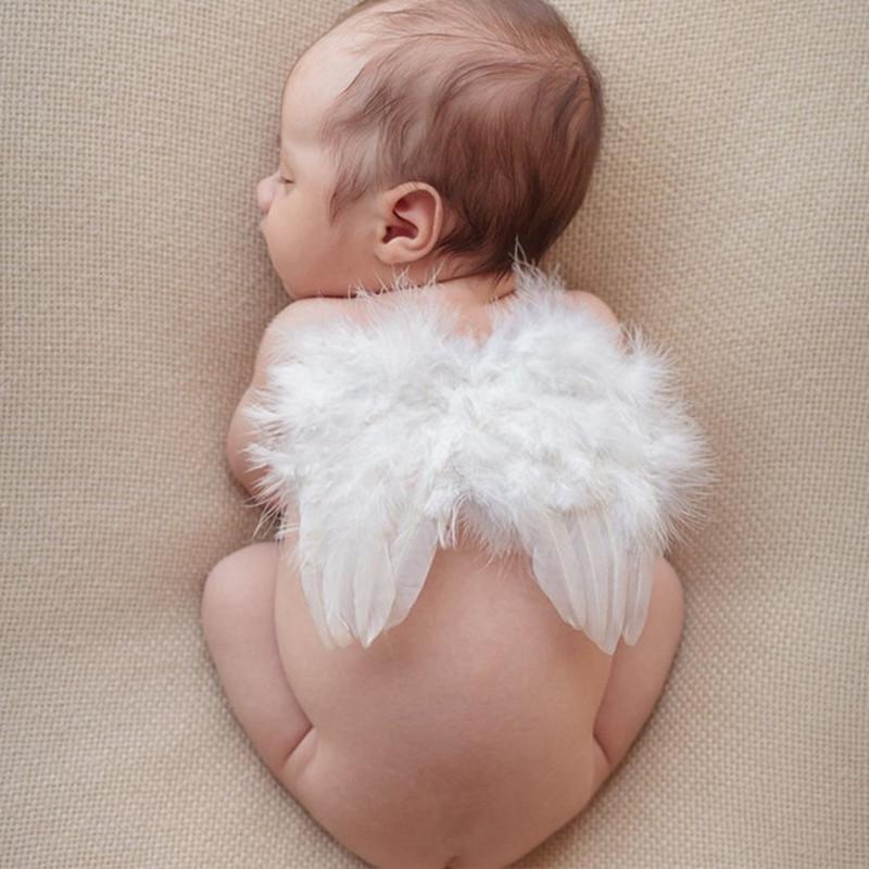 Europäische & Amerikanische Engelsfederflügel Kostüm für Babyfotografie