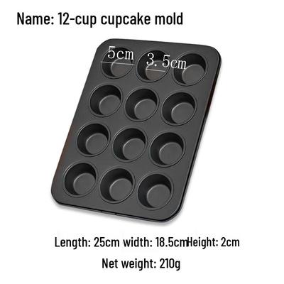 ZISIZ 12-Mulden Mini Muffin- & Cupcake-Backform