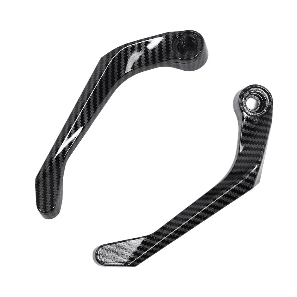 Motorcycle Handguard Aluminium Alloy Brake Clutch Lever Hand Guard Protector Wind Deflector for Motorbike Silver