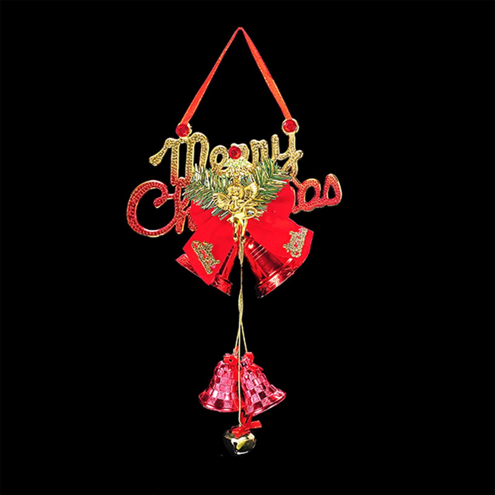 

Рождественское украшение дома Рождественский колокольчик для украшения елки Украшение стены One Size красный