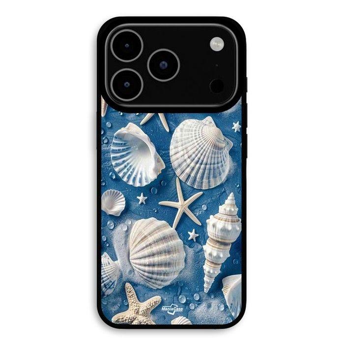 Hülle Für iPhone 18 Pro Muscheln Sterne Ozean Maniacase schwarz