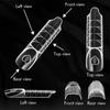Long Coffin Nail Tips Full Cover Press On Reusable Fake Nails for Women Girls Manicure Home Party Use