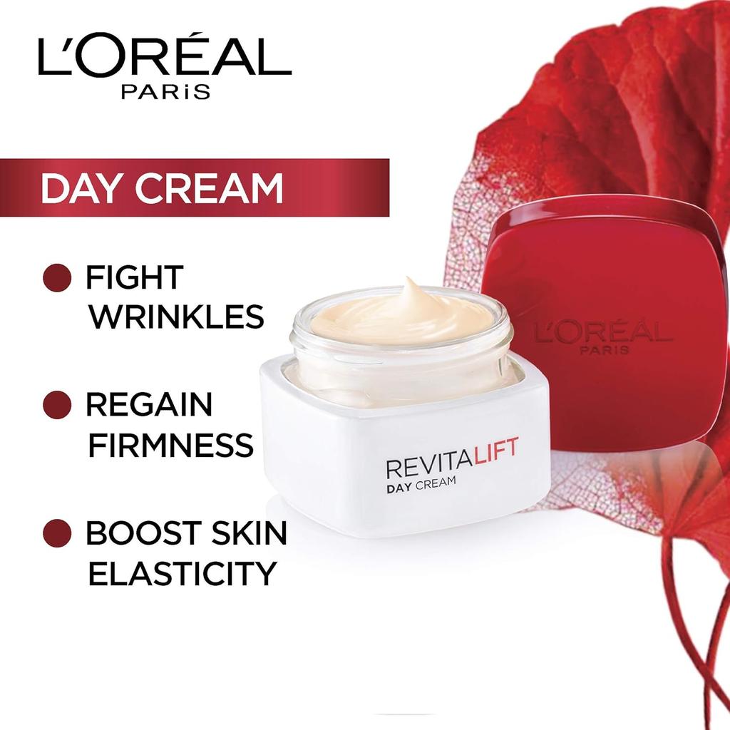 L'Oréal Paris Day Cream | SPF 35 Pa++ | Anti-Wrinkle and Radiance | Boosts Skin Elasticity | 50ml