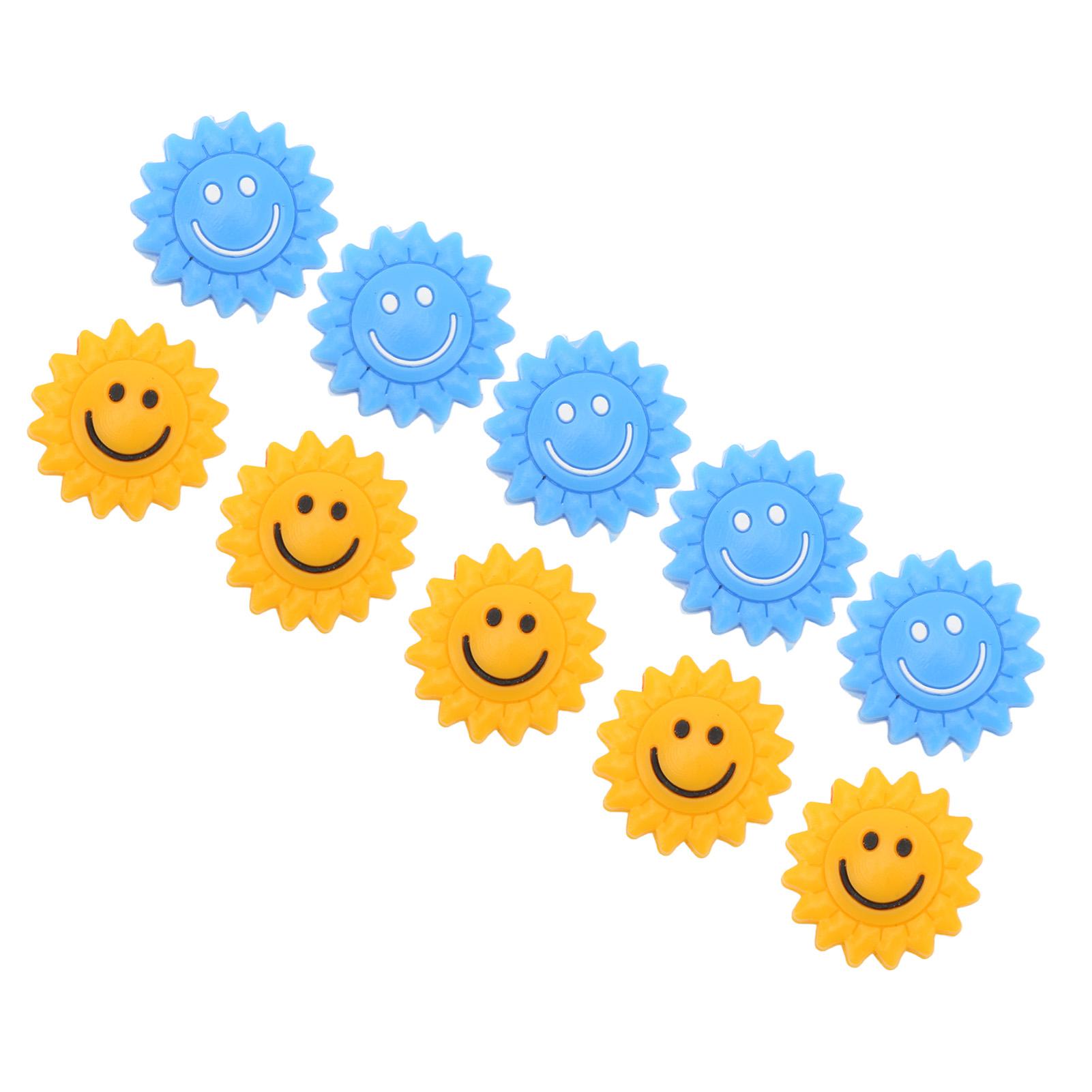 

10 шт. Силиконовые виброгасители для теннисной ракетки Подсолнух Амортизатор для теннисной ракетки