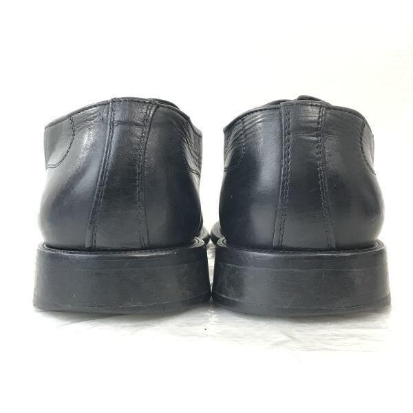 Lloyd Leather Swirl Moc Dress Shoes Black Size 10F 28.5cm Made in Germany(USED)