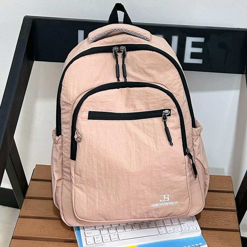 Version Is Fresh, the Same for Men and Women, and the Student Schoolbag Is Large-capacity Casual, Simple and Lightweight Travel Backpack.