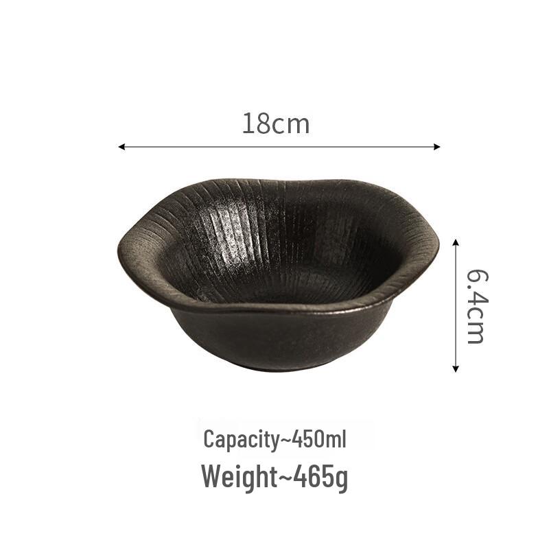 

ZISIZ Frosted Oval Underglaze Dinner Bowls