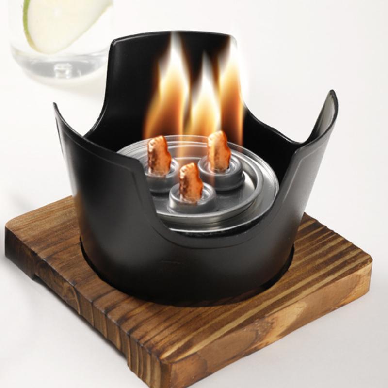 Mini BBQ Alcohol Stove Barbecue Grill Japanese One Person Cooking Oven Detachable Outdoor BBQ Plate Roasting Meat Tools