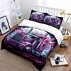 Stylish Truck Art Decor Set Multiple Sizes Kid'S And Adults' Bedroom Exquisite 3Pc Bedding Set, Gift