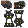 New 2pcs Snow Shoe Spikes Snowshoe Crampons Anti Slip 10 Studs Ice Traction Universal Slip for Outdoor for Winter
