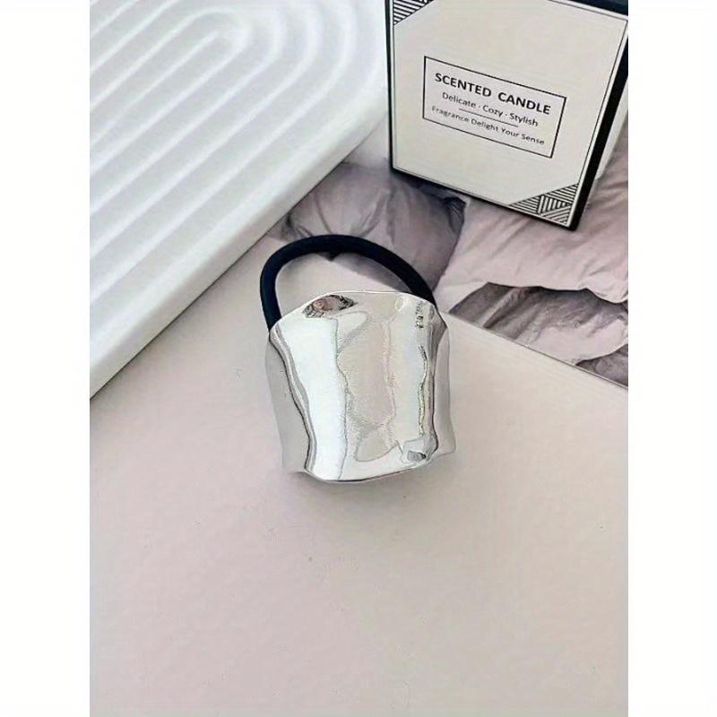 Golden Geometric Metal Headbands, Elastic Hair Accessories Gift Set