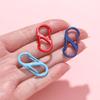 5Pcs/lot Colorful S Shape Spring Clasp End Clasps Hooks Chain Connectors For Bracelet Necklace DIY Jewelry Making Supplies