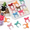 4 bucăți 25 mm mărgele acrilice cu fundă de iepure pentru colier breloc DIY bijuterii artizanat