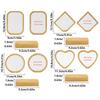 Detachable Magnetic Photo Frame Heart/Round/Oval/Square Shaped Photo Display Rack  Home Decor