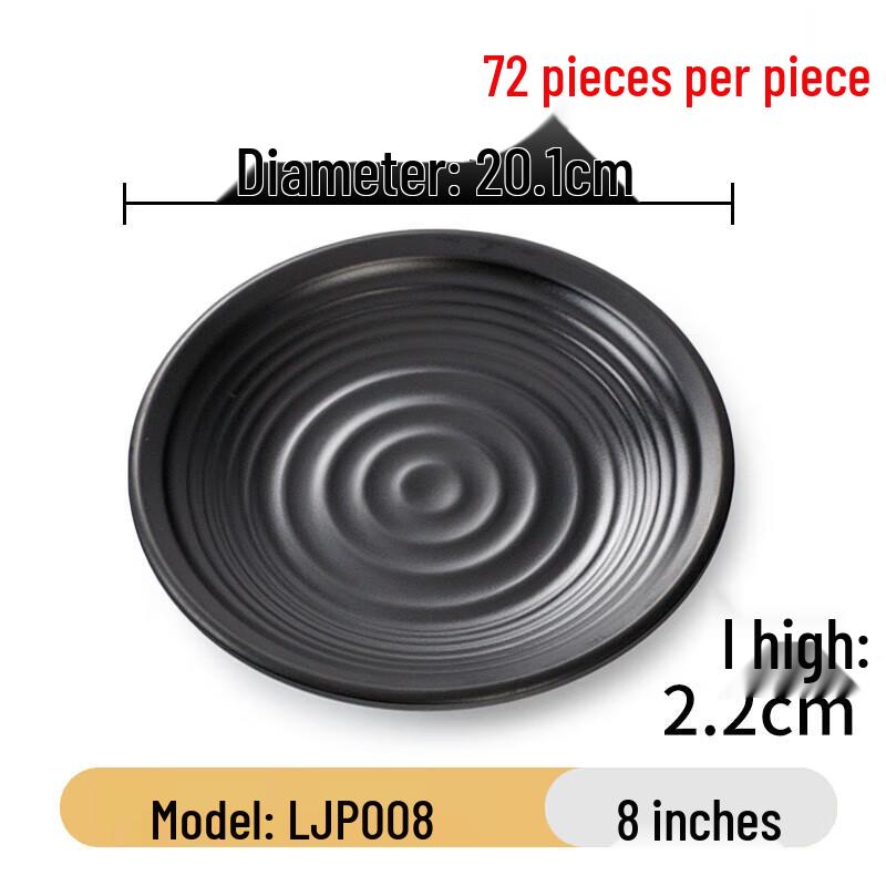 Round Melamine Versatile Serving Plates (Pack of 72)