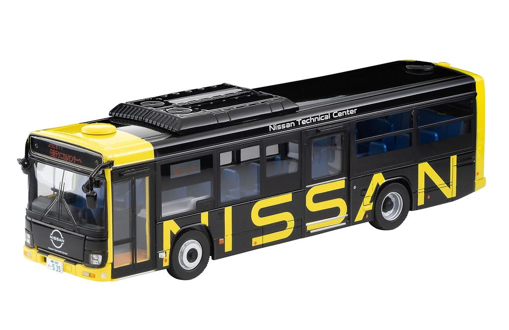 TOMYTEC Tomica Limited Vintage Neo Isuzu Elga Nissan Shuttle Bus Ikazuchi Hotový model 1/64 LV-N245e Žlutá/Černá