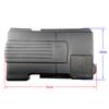 For Skoda Kodiaq 2016- Car Engine Battery Protection Cap Dustproof Cover Positive Negative Anode Rustproof Shell
