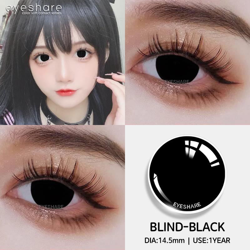 Eyeshare 1 Pair Cosplay Contact Lenses for Eyes Colorful Yellow Anime Lenses for Cosplay Halloween Cosmetics Pupils