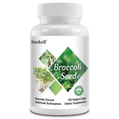 Sulforaphane Supplement - Broccoli Seed Extract 650 Mg 120 Vegetarian Capsules