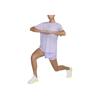 Nike Solid Color Dopamine Quick-Dry Loose Casual Short Sleeve Drop Shoulder T-Shirt Women T-Shirts Purple FN2815512