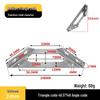 Stainless Steel L-shaped Corner Bracket Reinforcement Support for Furniture