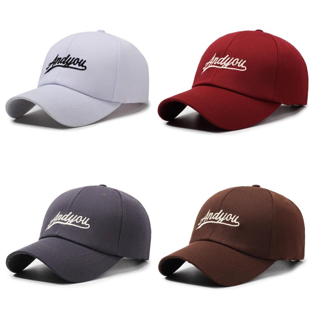 Embroidery Andyou Letter Baseball Cap Adjustable Outdoor Sports Sun Protection