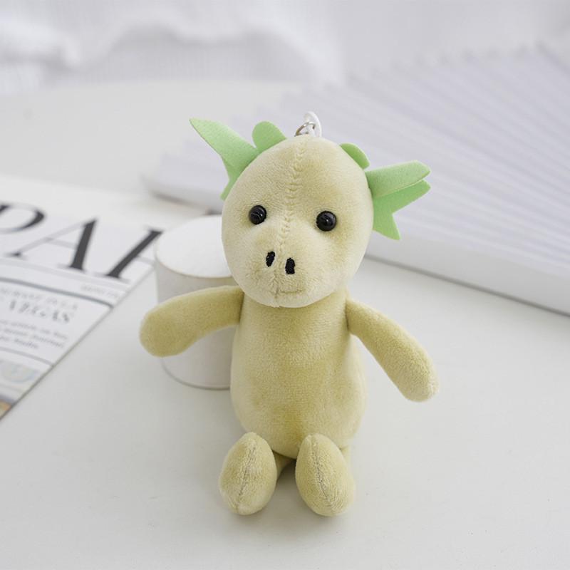 Adorable Cartoon Plush Dinosaur Toy Soft And Cute Decorative Hanging Ornament