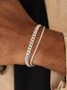 Simple Silver Color Stainless Steel Twist Chain Bracelet For Men Hip Hop Jewelry Women Adjustable Bracelet Party Accessories