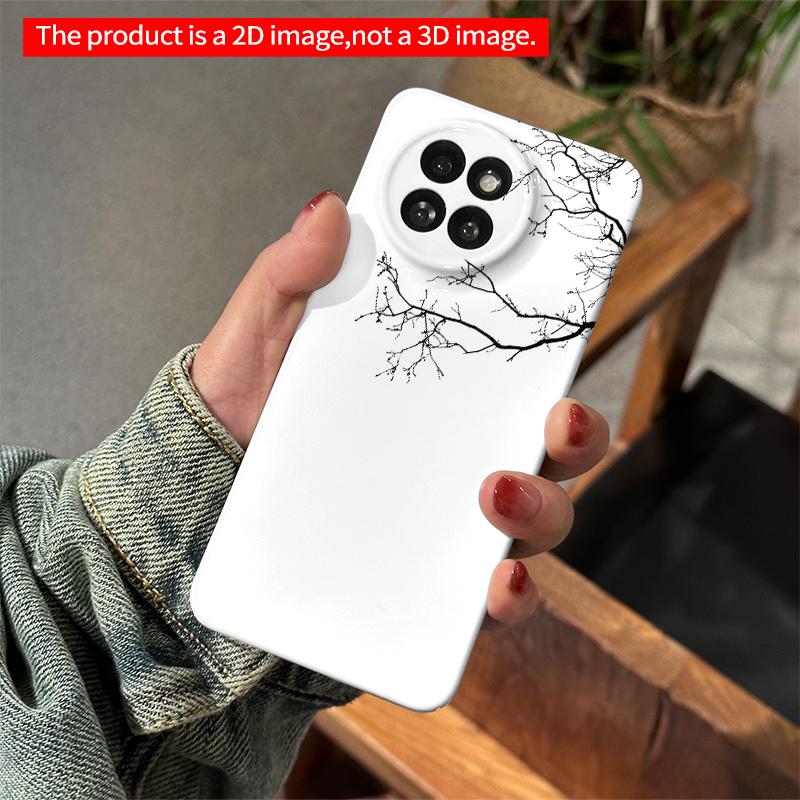 2DFlat Xiaomi Redmi phone caseBranch Silhouette Designsuitable for Redmi Note 11 12 13 14 A3 K80 15 17 Ultra