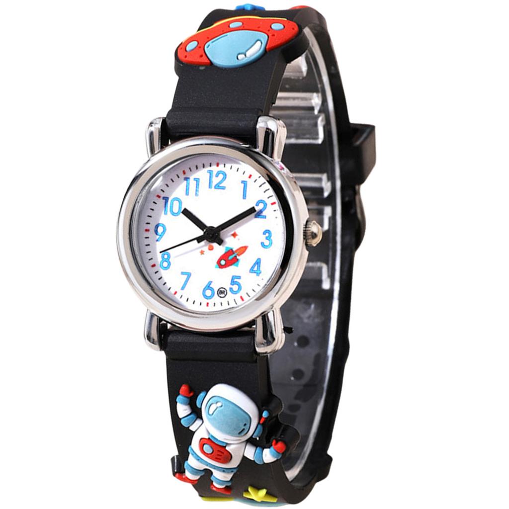 Children Quartz Wrist Watch Easy To Read Kindergarten Learn Time Watches for Toddlers Boys Girls