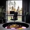 Runder Shrek-Teppich Teppich Stuhlteppich Teppich für Wohnbereiche Eingangsbereich Fußmatten, für Bürostuhl Wohnzimmer Schlafzimmer Küchenraum.
