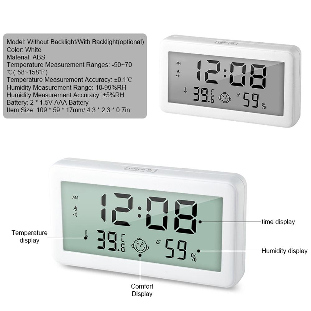 Digital Indoor Thermometer Hygrometer Home Accurate LCD Temperature Humidity Gauge Monitor with
