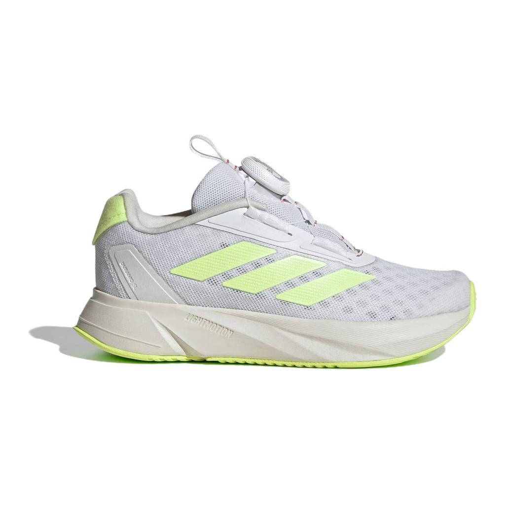 adidas Duramo Sl Mesh Comfortable Non-Slip Shock Absorbing Breathable Low-Top Casual Shoes Kids Sneakers White Green IH5834