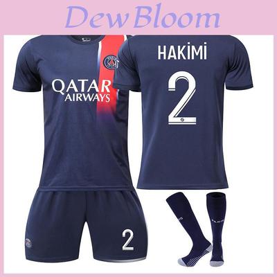 Neue Saison Paris Saint-Germain Fußballtrikot Messi Neymar Mbappe Polyesterfaser