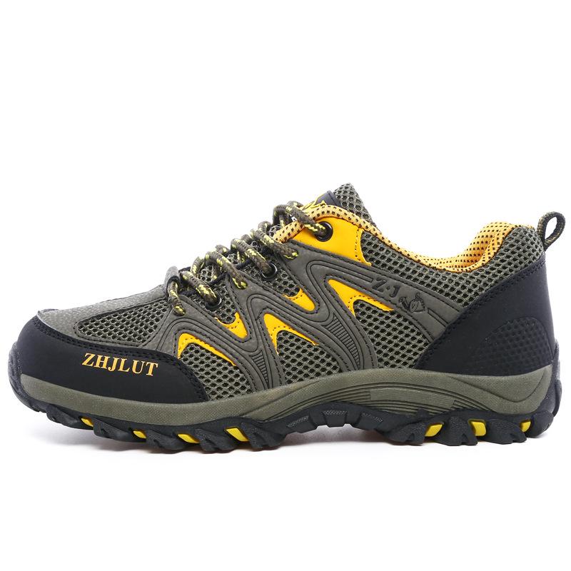 Spring/Summer Outdoor Hiking Shoes: Breathable Shock-Absorbing Casual Sneakers for Couples