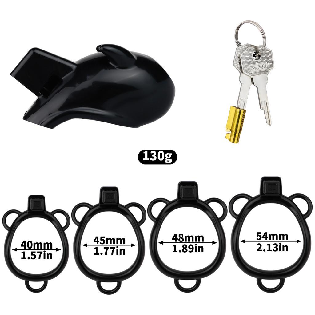 Resin CB Lock Chastity Lock Male Penis Cage Chastity Gay Sex Toys Cock Ring Urethral Chastity BDSM