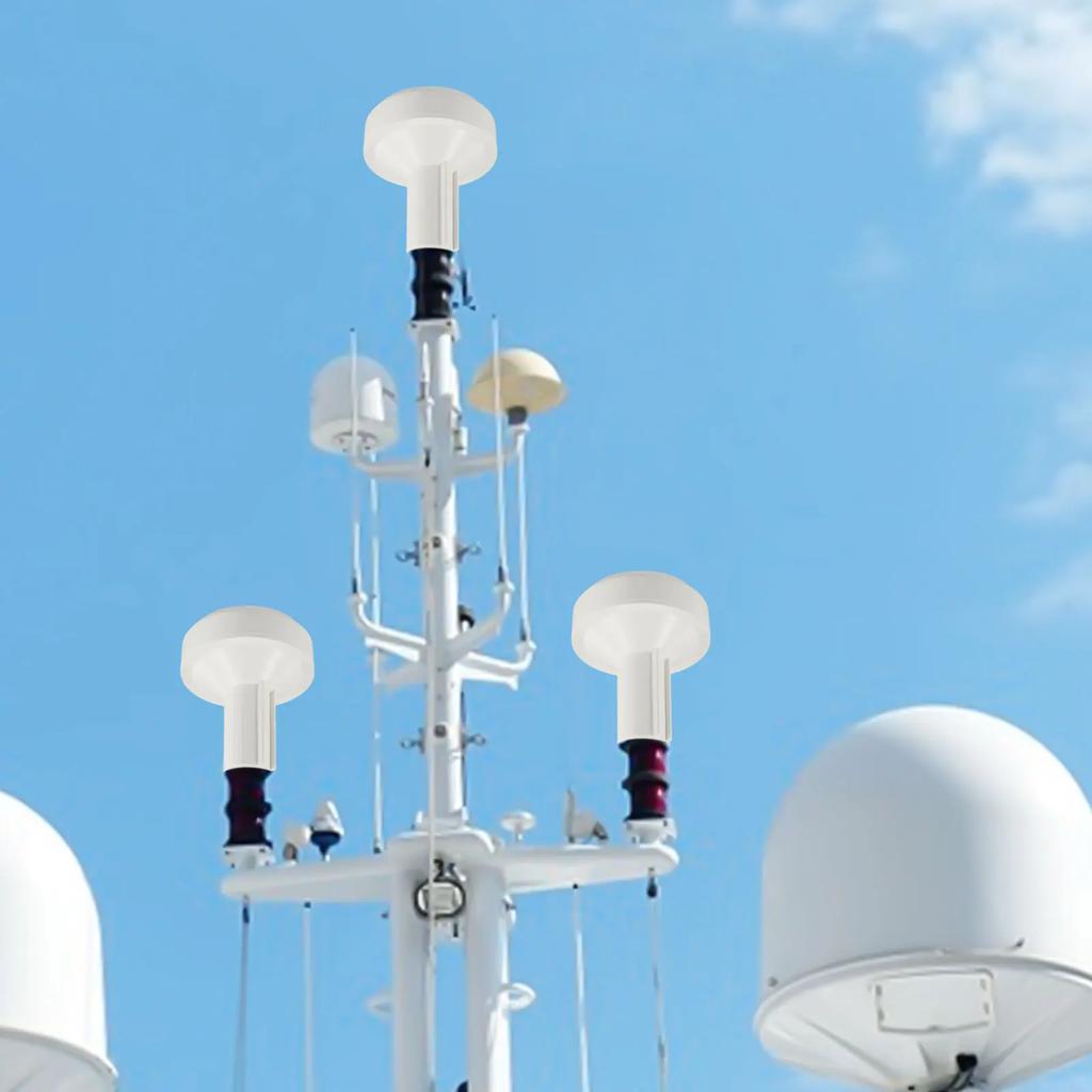 1pc GPS Antenna Housing With Base Outdoor Antenna Accessories Mushroom Head Design Positioning Antenna Accessory